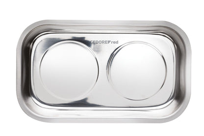 R19102000 - Bandeja magnética de acero, 2 imanes 240 x 140 mm - Ferrotecnia