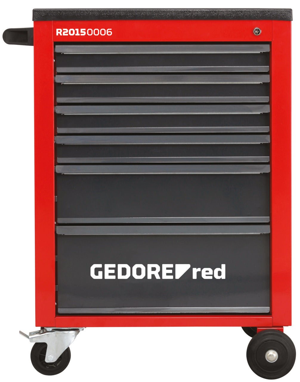 R20150006 - Carro de taller rojo MECHANIC, con 6 cajones 910x628x418 mm - Ferrotecnia
