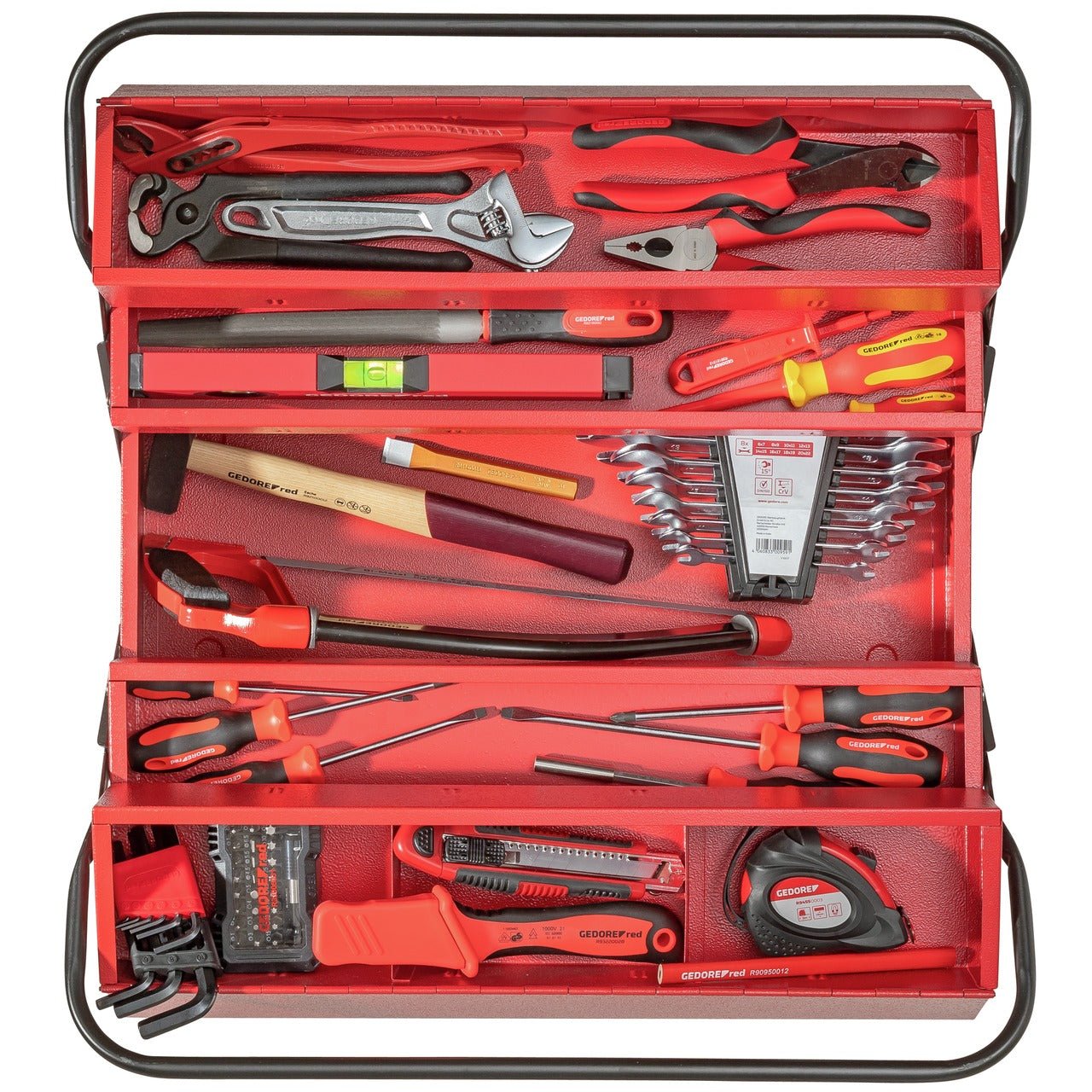 R21600072 - Caja de herramientas con juego BASIC, 72 piezas - Ferrotecnia