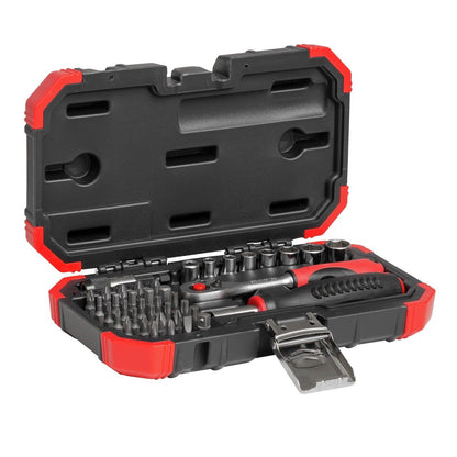 R33003040 - Juego de puntas 1/4" 40 piezas BMC - Ferrotecnia