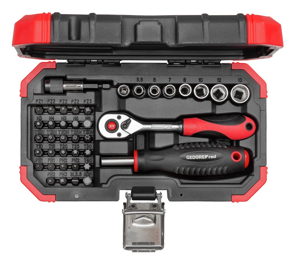 R33003040 - Juego de puntas 1/4" 40 piezas BMC - Ferrotecnia