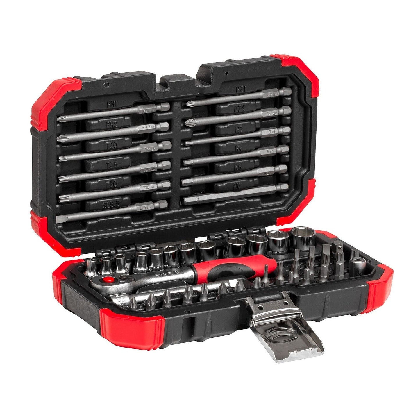 R33003051 - Juego de puntas 1/4" 51 piezas BMC - Ferrotecnia