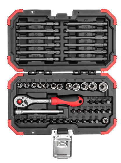 R33003051 - Juego de puntas 1/4" 51 piezas BMC - Ferrotecnia