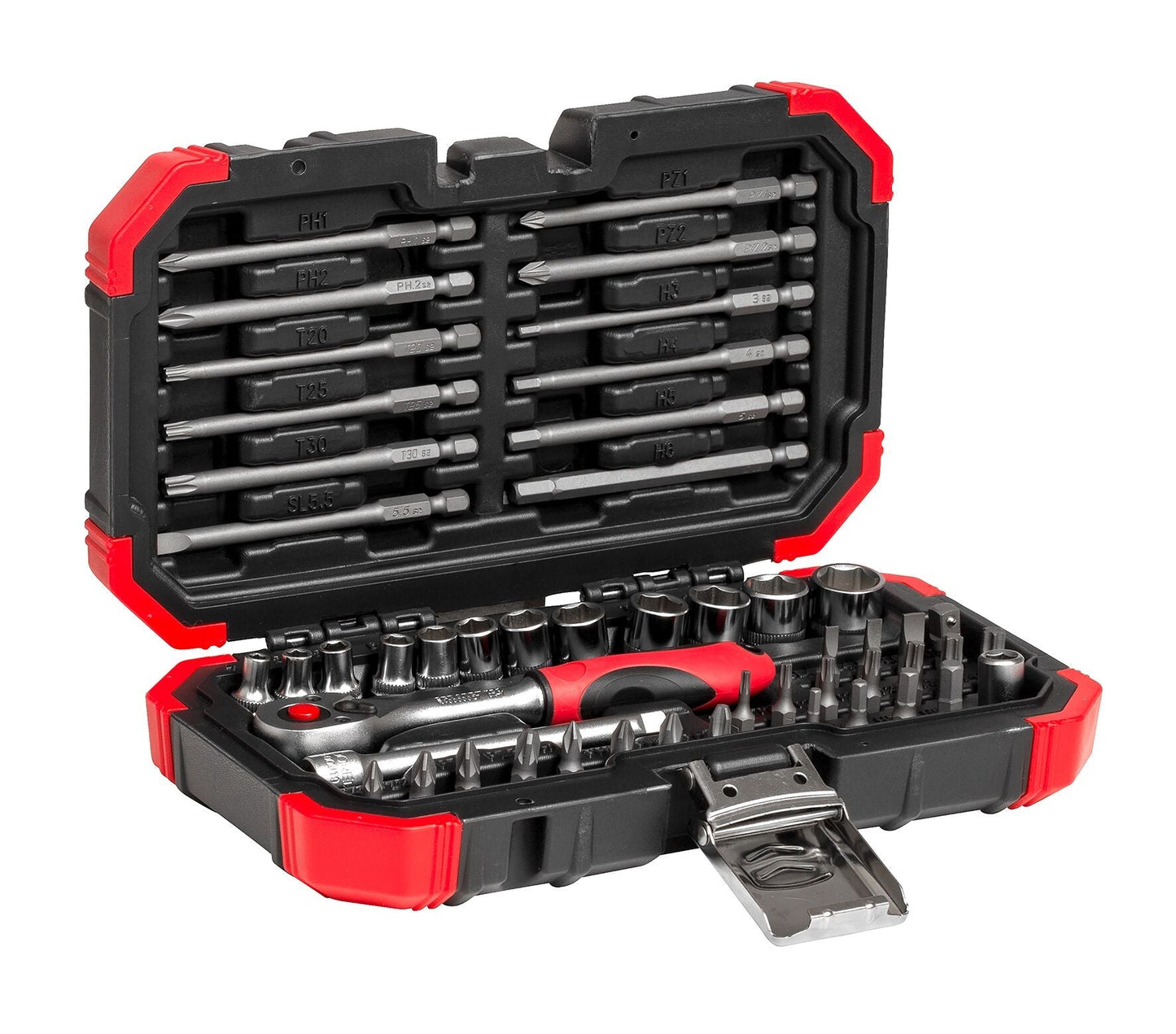 R33003051 - Juego de puntas 1/4" 51 piezas BMC - Ferrotecnia