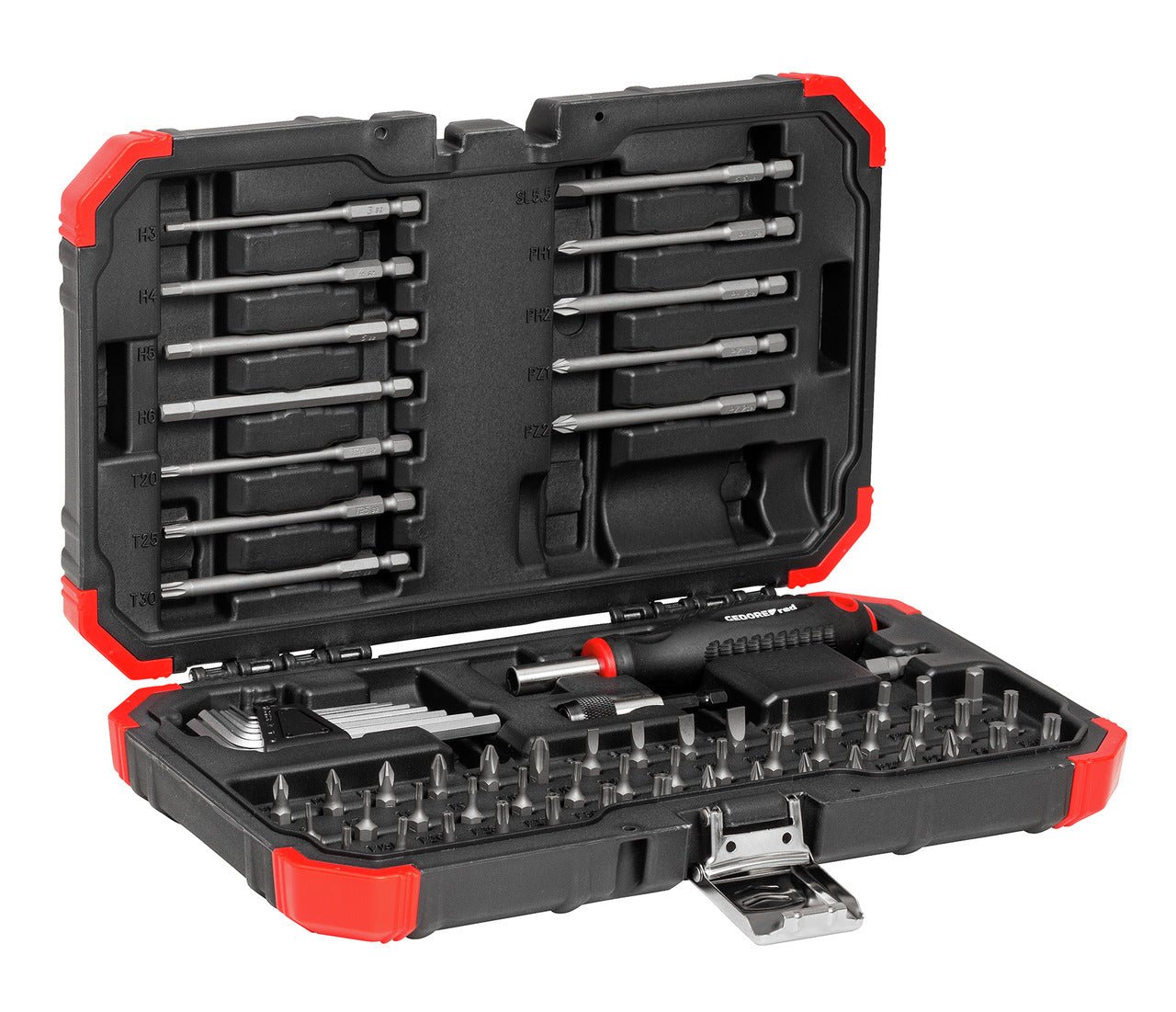 R33003067 - Juego de puntas 1/4" 67 piezas BMC - Ferrotecnia