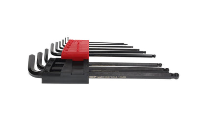 R36675009 - Juego de llaves Allen con punta bola, hexagonales, 1,5 - 10 mm, 9 piezas - Ferrotecnia