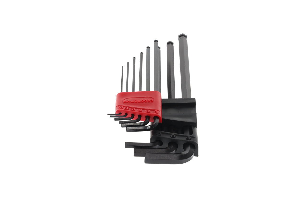 R36675009 - Juego de llaves Allen con punta bola, hexagonales, 1,5 - 10 mm, 9 piezas - Ferrotecnia
