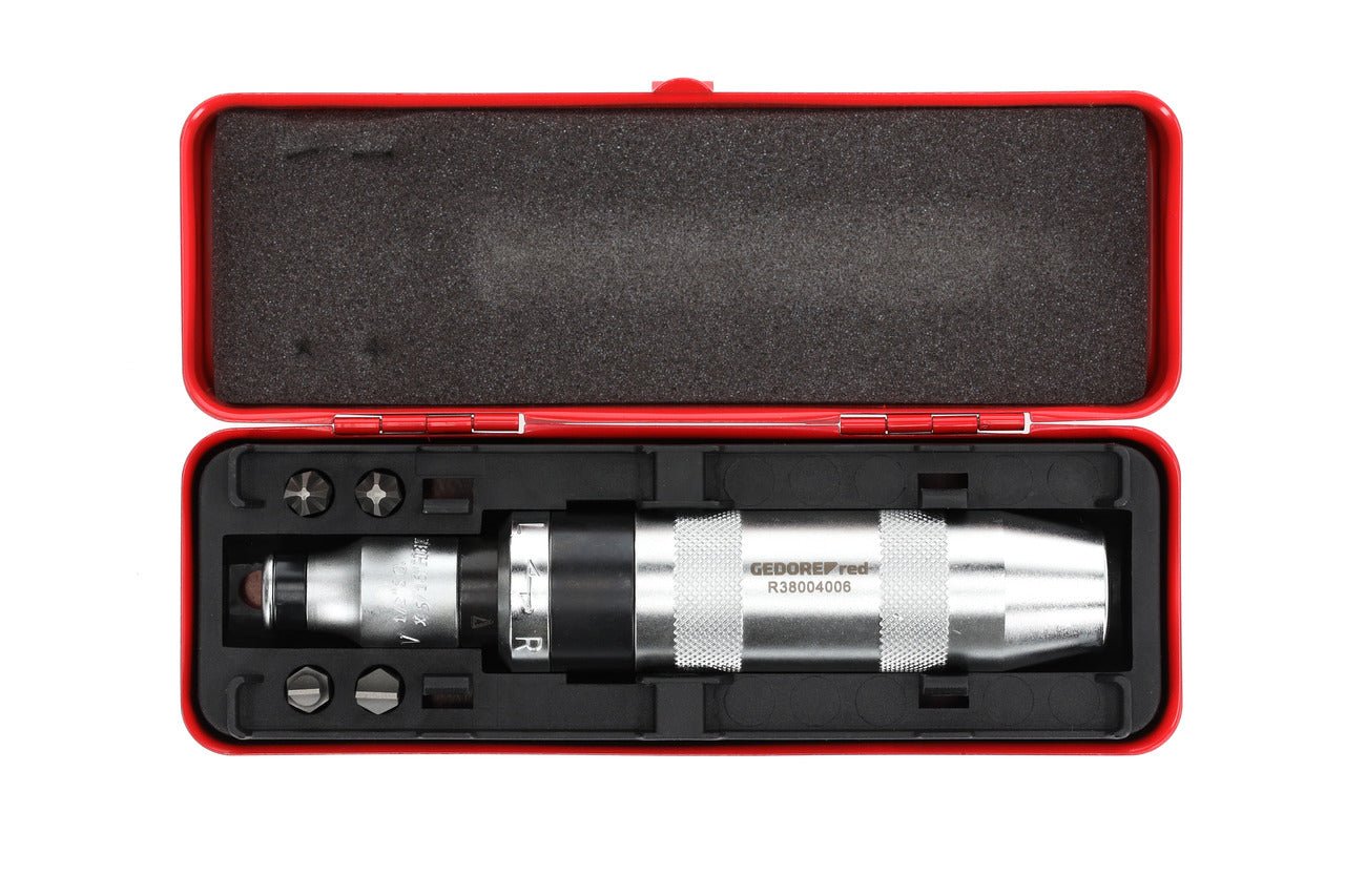 R38004006 - Destorgolpe 1/2" con juego de 4 Puntas, 6 piezas - Ferrotecnia
