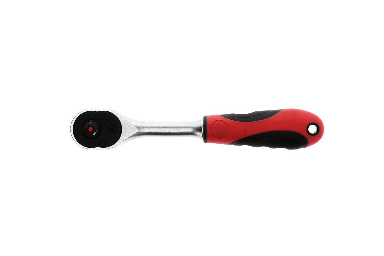 R40000027 - Carraca reversible de 1/4" con mango de 2 componentes - Ferrotecnia