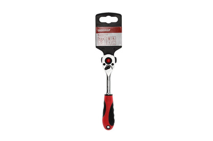 R40000027 - Carraca reversible de 1/4" con mango de 2 componentes - Ferrotecnia