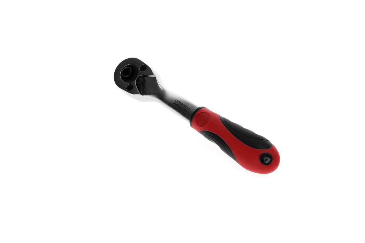 R40050009 - Carraca reversible de 2 componentes 1/4", acodada, ángulo de retorno 5° - Ferrotecnia