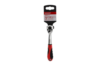 R40050009 - Carraca reversible de 2 componentes 1/4", acodada, ángulo de retorno 5° - Ferrotecnia