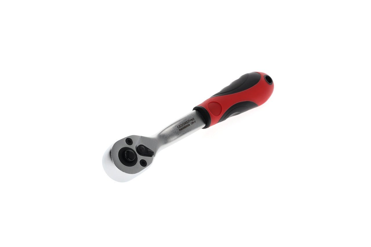 R40050009 - Carraca reversible de 2 componentes 1/4", acodada, ángulo de retorno 5° - Ferrotecnia