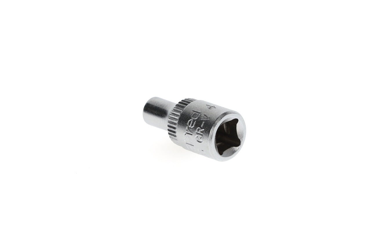 R41000403 - Vaso 1/4", hexagonal, 4 mm L=25 mm - Ferrotecnia