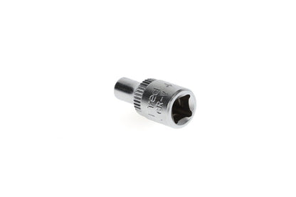 R41000403 - Vaso 1/4", hexagonal, 4 mm L=25 mm - Ferrotecnia