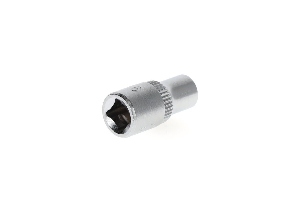 R41000603 - Vaso 1/4", hexagonal, 6 mm L=25 mm - Ferrotecnia