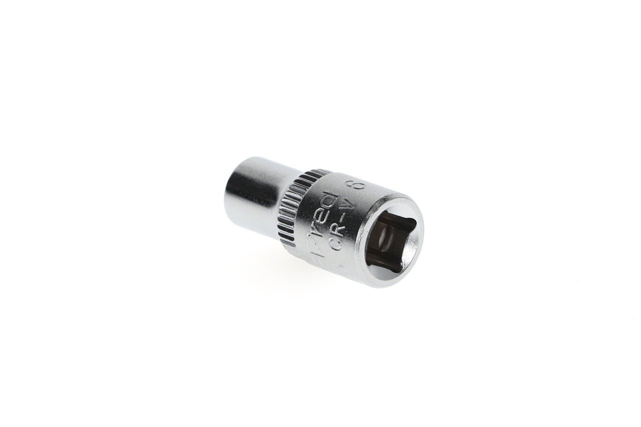 R41000603 - Vaso 1/4", hexagonal, 6 mm L=25 mm - Ferrotecnia