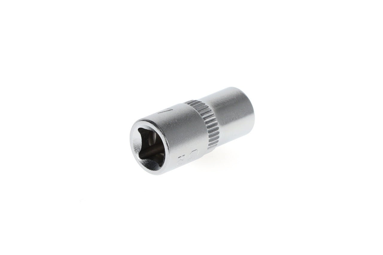 R41000703 - Vaso 1/4", hexagonal, 7 mm L=25 mm - Ferrotecnia