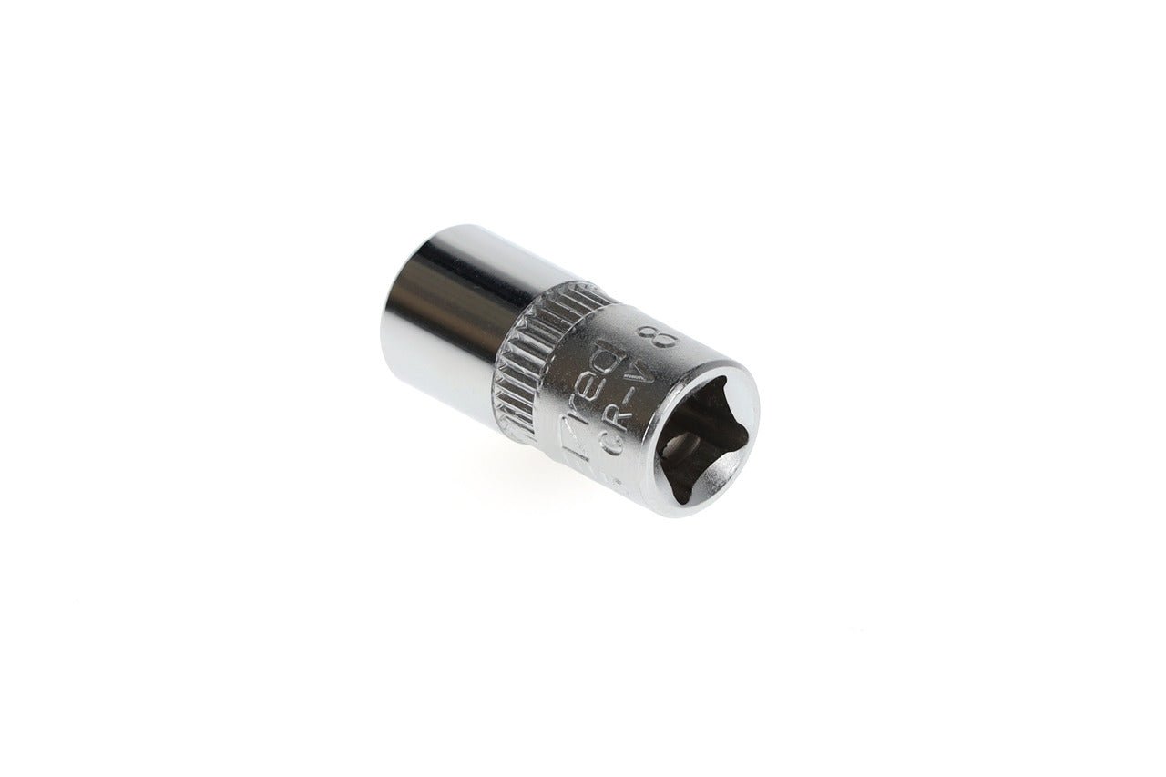 R41000803 - Vaso 1/4", hexagonal, 8 mm L=25 mm - Ferrotecnia