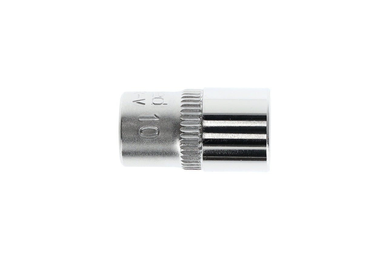 R41001003 - Vaso 1/4", hexagonal, 10 mm L=25 mm - Ferrotecnia