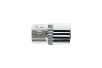 R41001003 - Vaso 1/4", hexagonal, 10 mm L=25 mm - Ferrotecnia