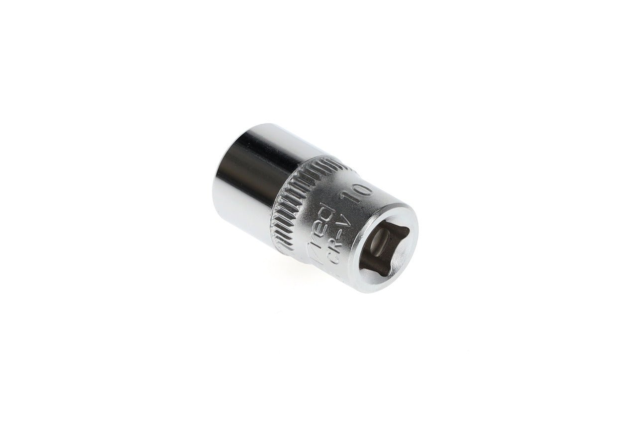 R41001003 - Vaso 1/4", hexagonal, 10 mm L=25 mm - Ferrotecnia