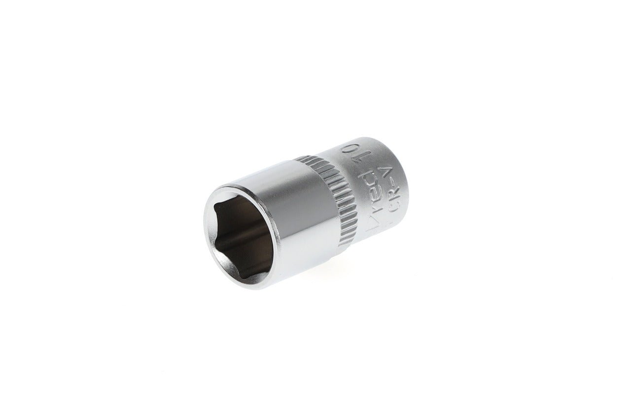 R41001003 - Vaso 1/4", hexagonal, 10 mm L=25 mm - Ferrotecnia