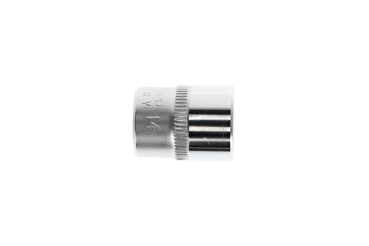 R41001403 - Vaso 1/4", hexagonal, 14 mm L=25 mm - Ferrotecnia