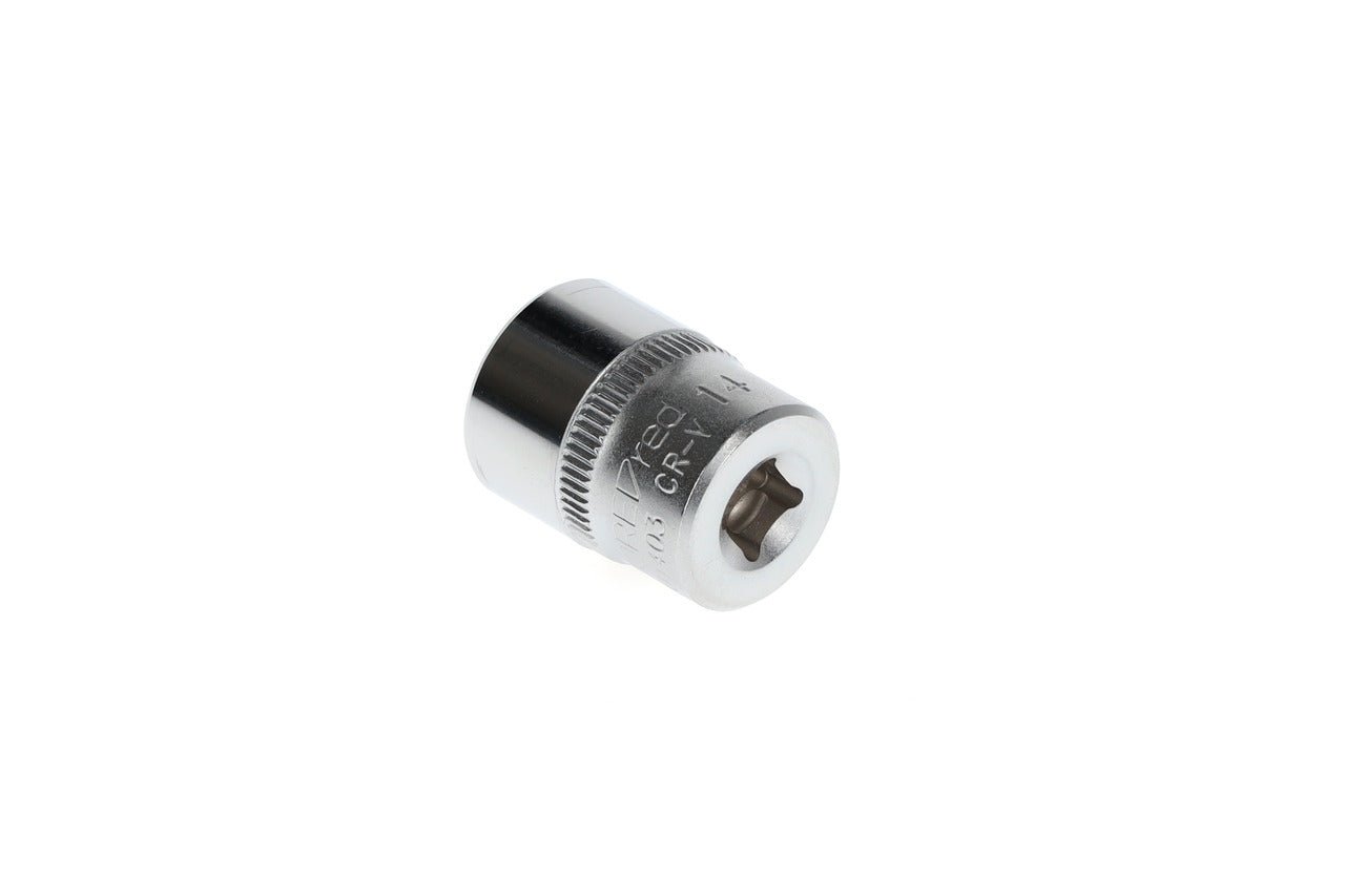 R41001403 - Vaso 1/4", hexagonal, 14 mm L=25 mm - Ferrotecnia