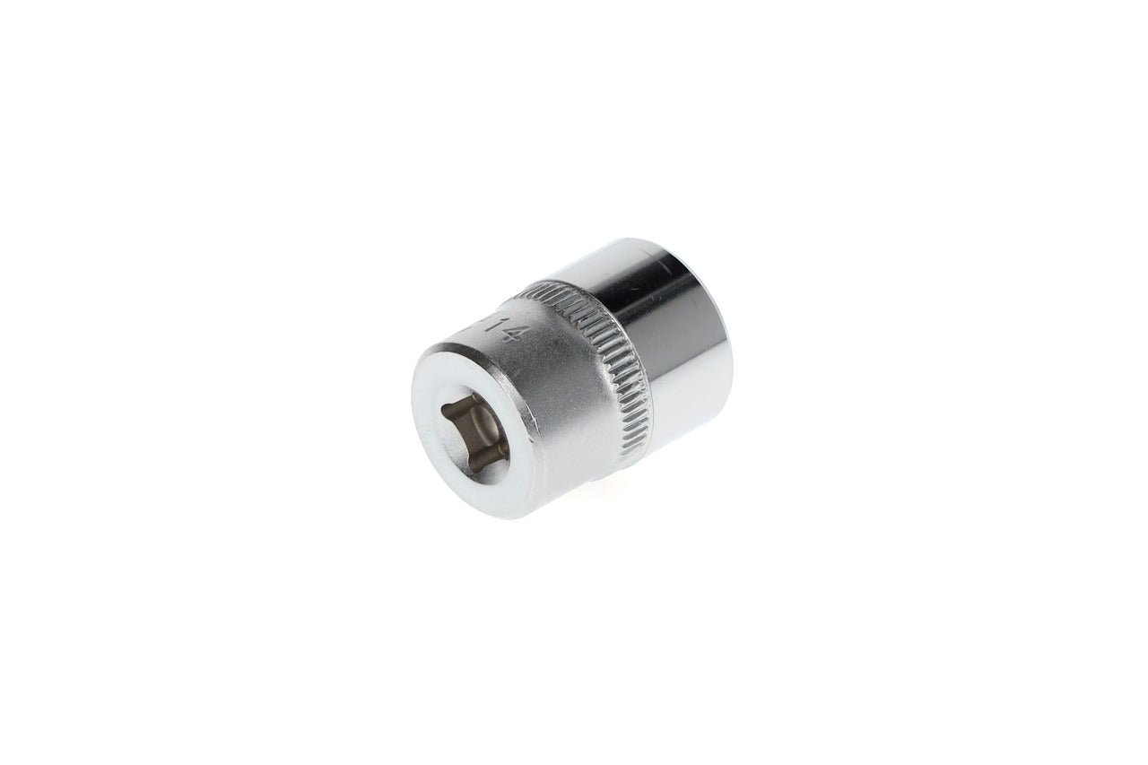 R41001403 - Vaso 1/4", hexagonal, 14 mm L=25 mm - Ferrotecnia