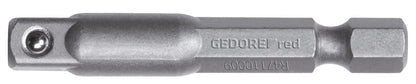R47110009 - Adaptador de accionamiento 1/4" cuadrado x 1/4" hexagonal L=50 mm - Ferrotecnia