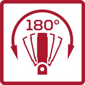 R50120027 - Carraca reversible articulada de 2 componentes 3/8", L=246 mm - Ferrotecnia