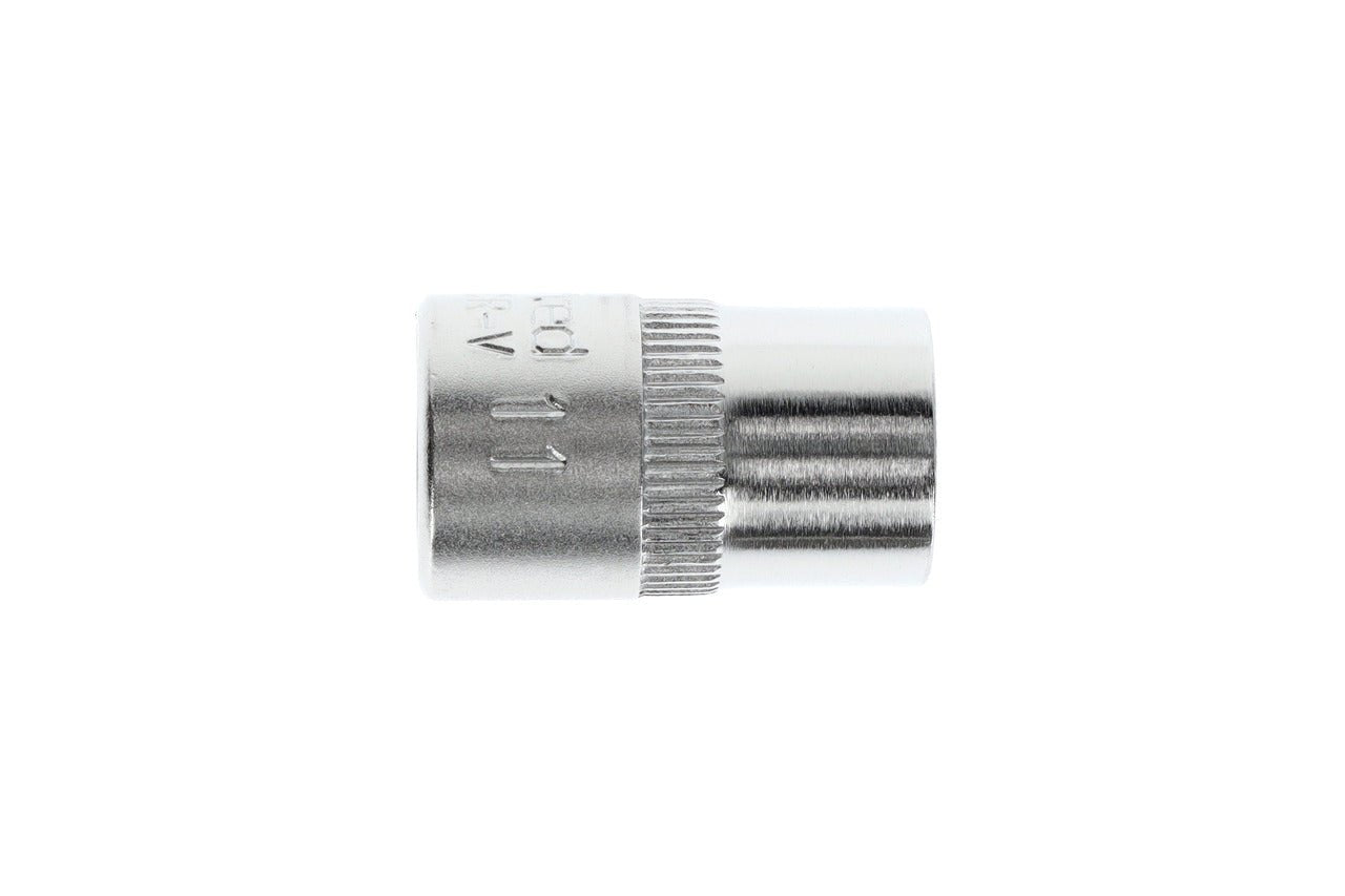 R51001104 - Vaso 3/8", hexagonal, 11 mm L=28 mm - Ferrotecnia