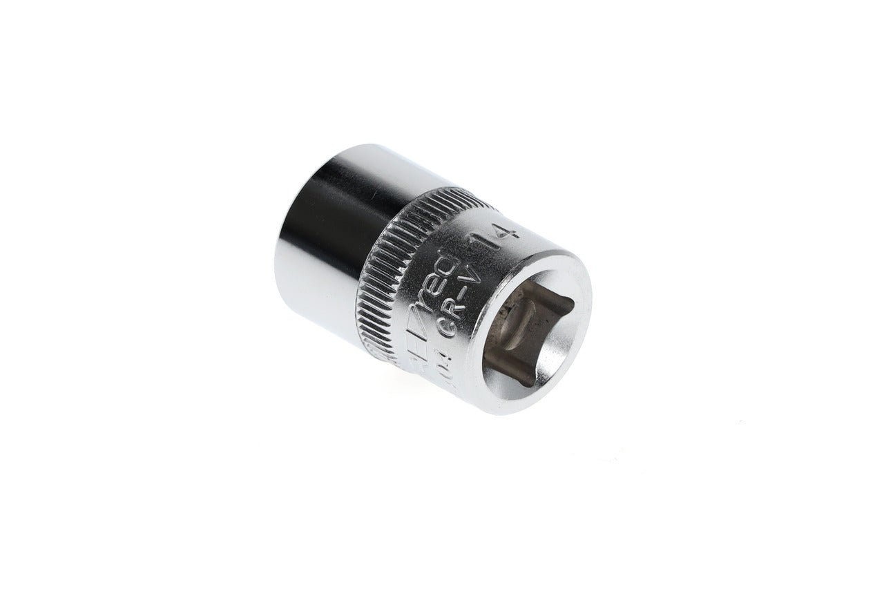 R51001404 - Vaso 3/8", hexagonal, 14 mm L=28 mm - Ferrotecnia