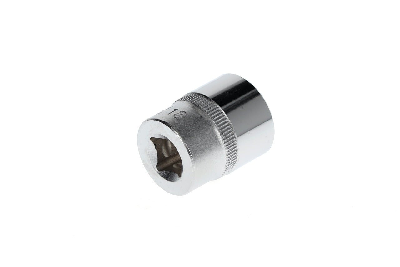 R51001804 - Vaso 3/8", hexagonal, 18 mm L=30 mm - Ferrotecnia