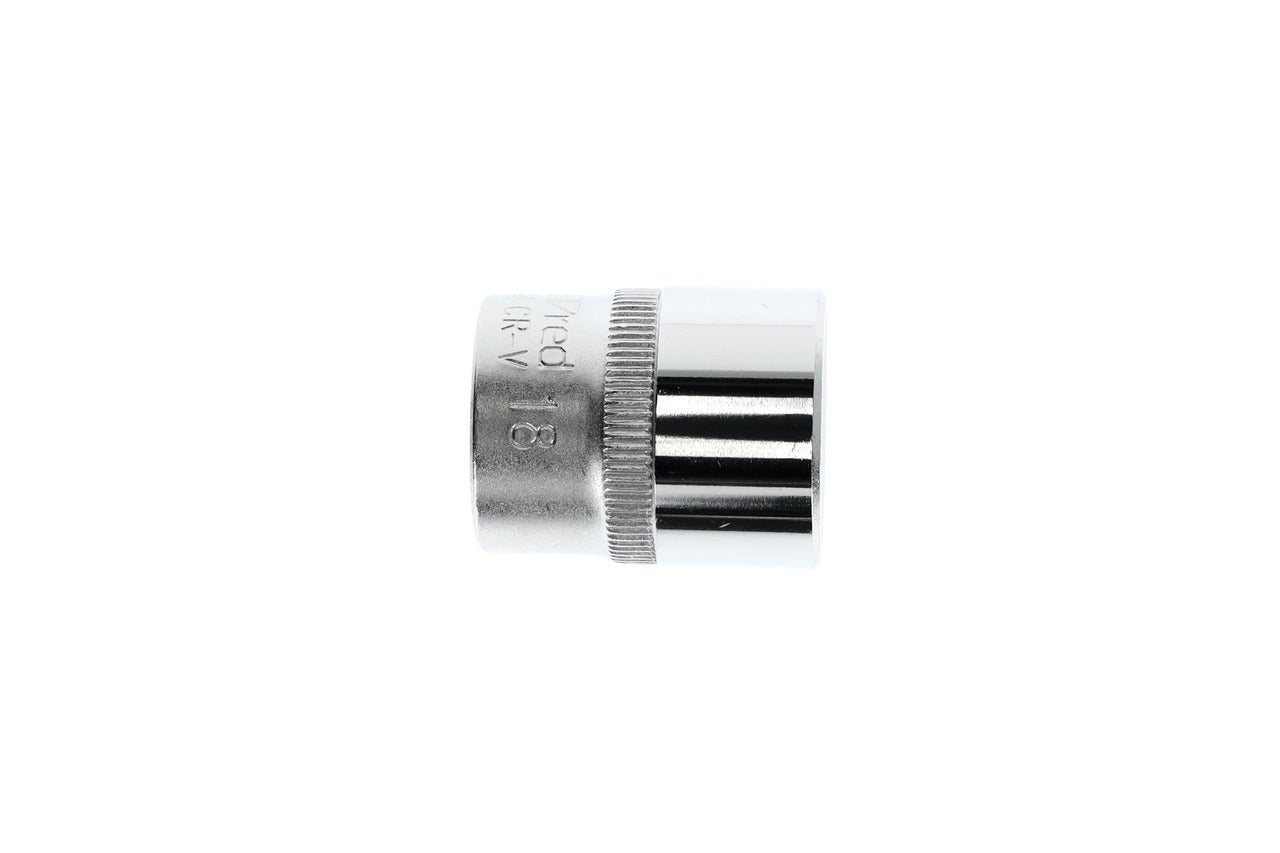 R51001804 - Vaso 3/8", hexagonal, 18 mm L=30 mm - Ferrotecnia