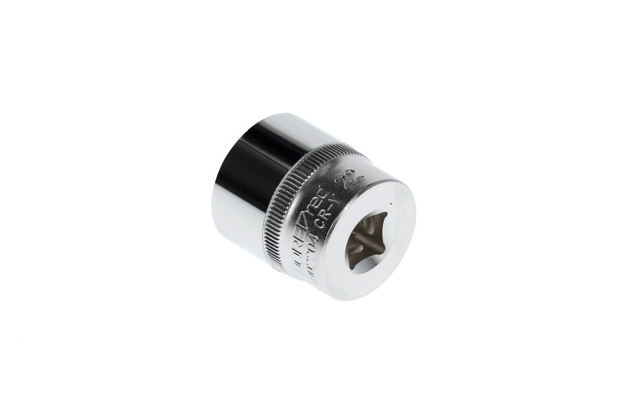 R51002204 - Vaso 3/8", hexagonal, 22 mm L=32 mm - Ferrotecnia