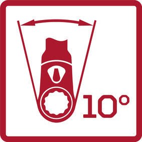 R60050009 - Carraca reversible de 2 componentes 1/2", acodada 280 mm - Ferrotecnia
