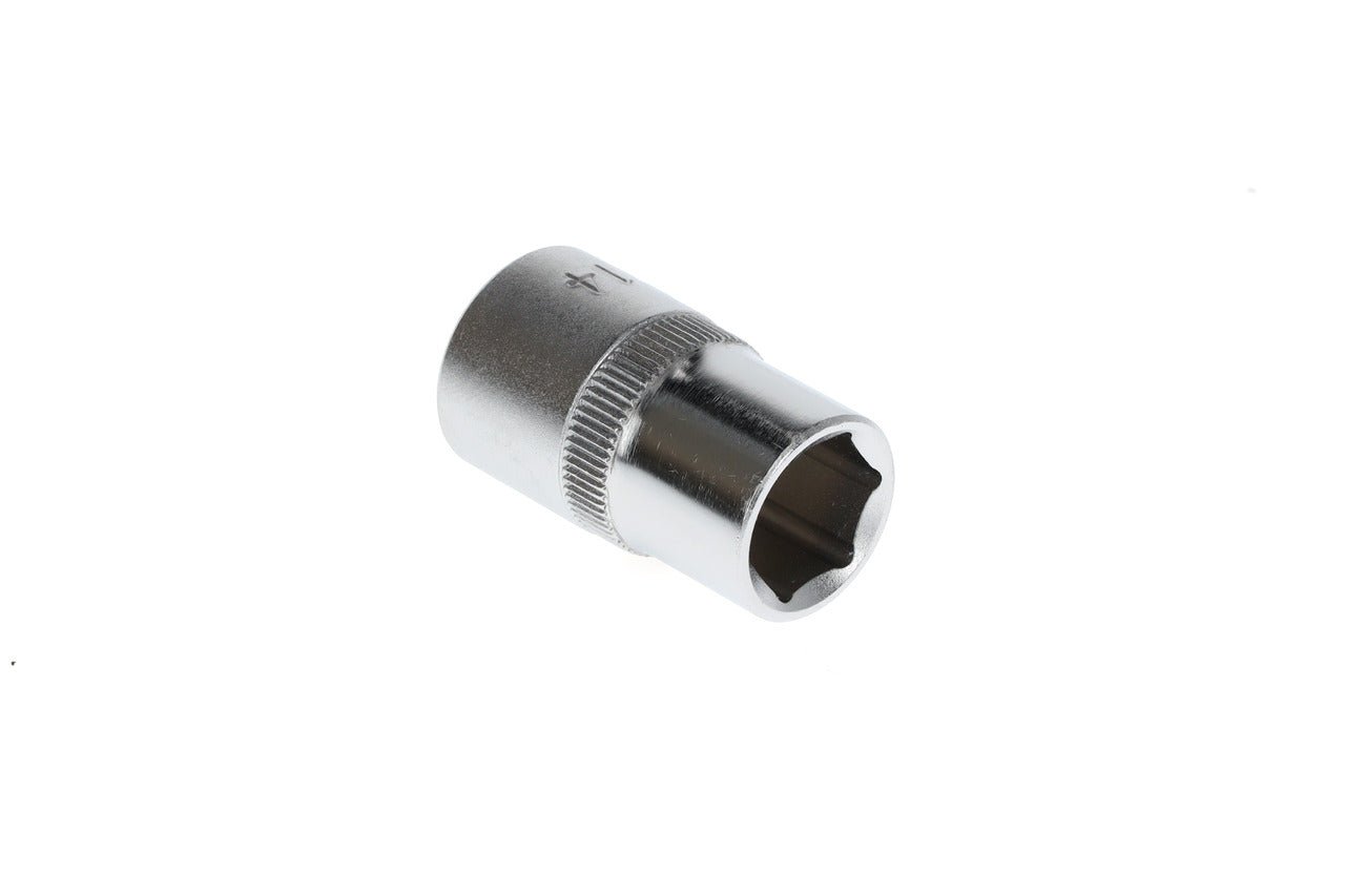 R61001406 - Vaso 1/2", hexagonal, 14 mm L=38 mm - Ferrotecnia