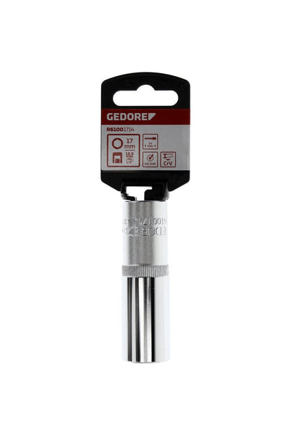 R61001714 - Vaso 1/2", hexagonal, 17 mm L=77 mm - Ferrotecnia