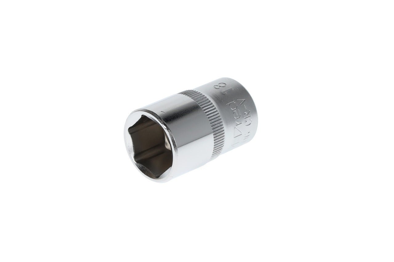 R61001806 - Vaso 1/2", hexagonal, 18 mm L=38 mm - Ferrotecnia