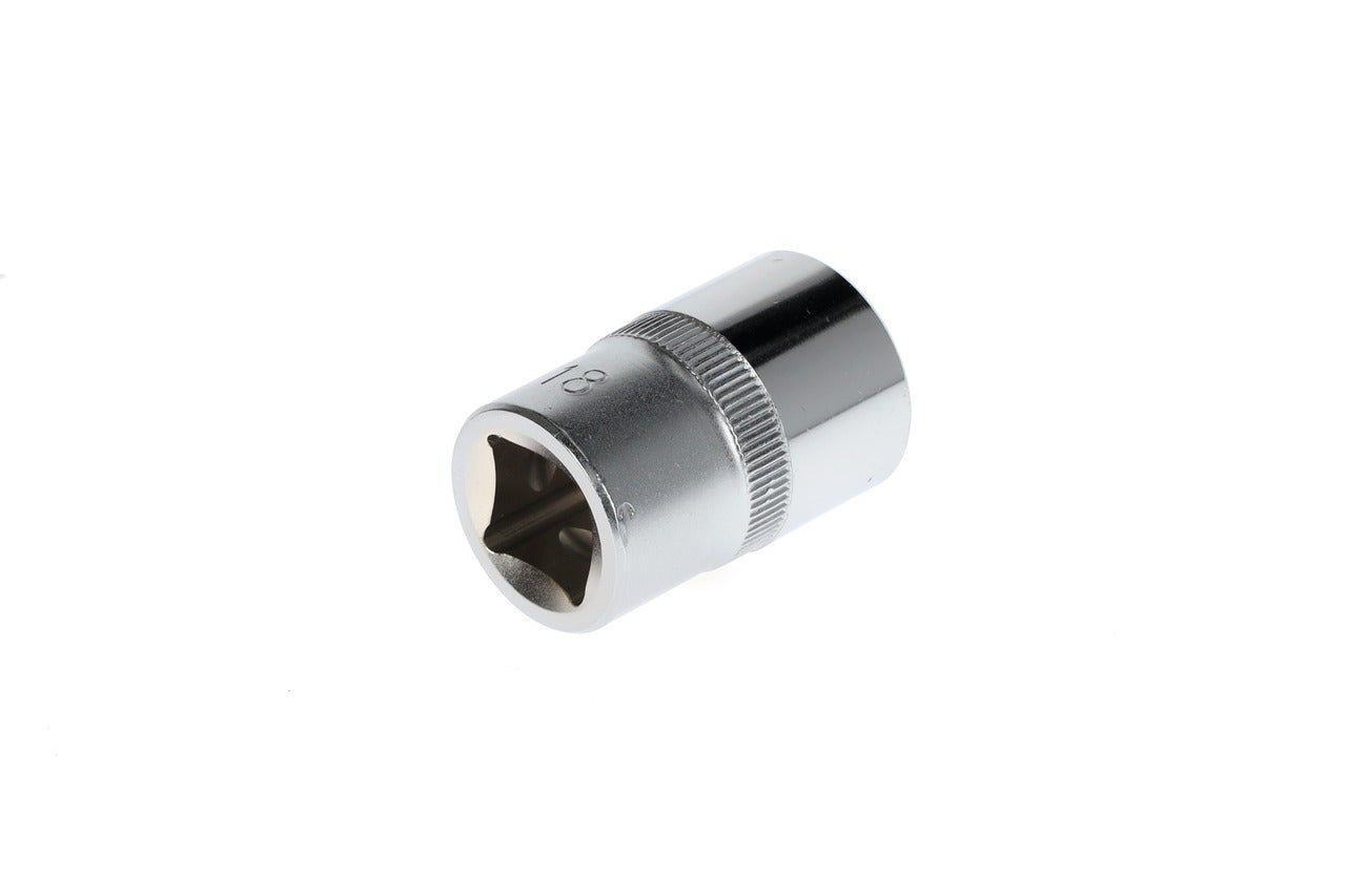 R61001806 - Vaso 1/2", hexagonal, 18 mm L=38 mm - Ferrotecnia