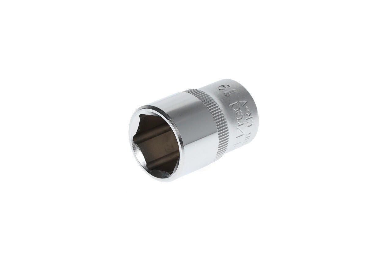 R61001906 - Vaso 1/2", hexagonal, 19 mm L=38 mm - Ferrotecnia