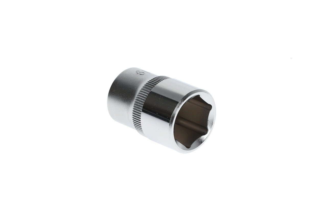 R61001906 - Vaso 1/2", hexagonal, 19 mm L=38 mm - Ferrotecnia