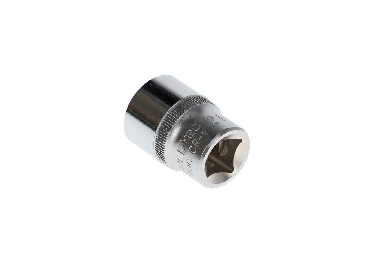 R61002106 - Vaso 1/2", hexagonal, 21 mm L=38 mm - Ferrotecnia