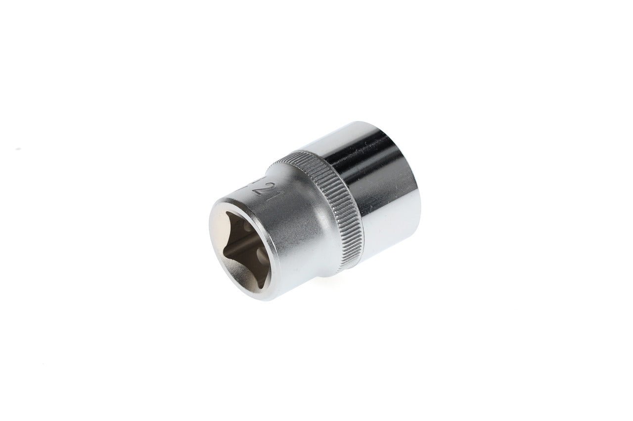 R61002106 - Vaso 1/2", hexagonal, 21 mm L=38 mm - Ferrotecnia