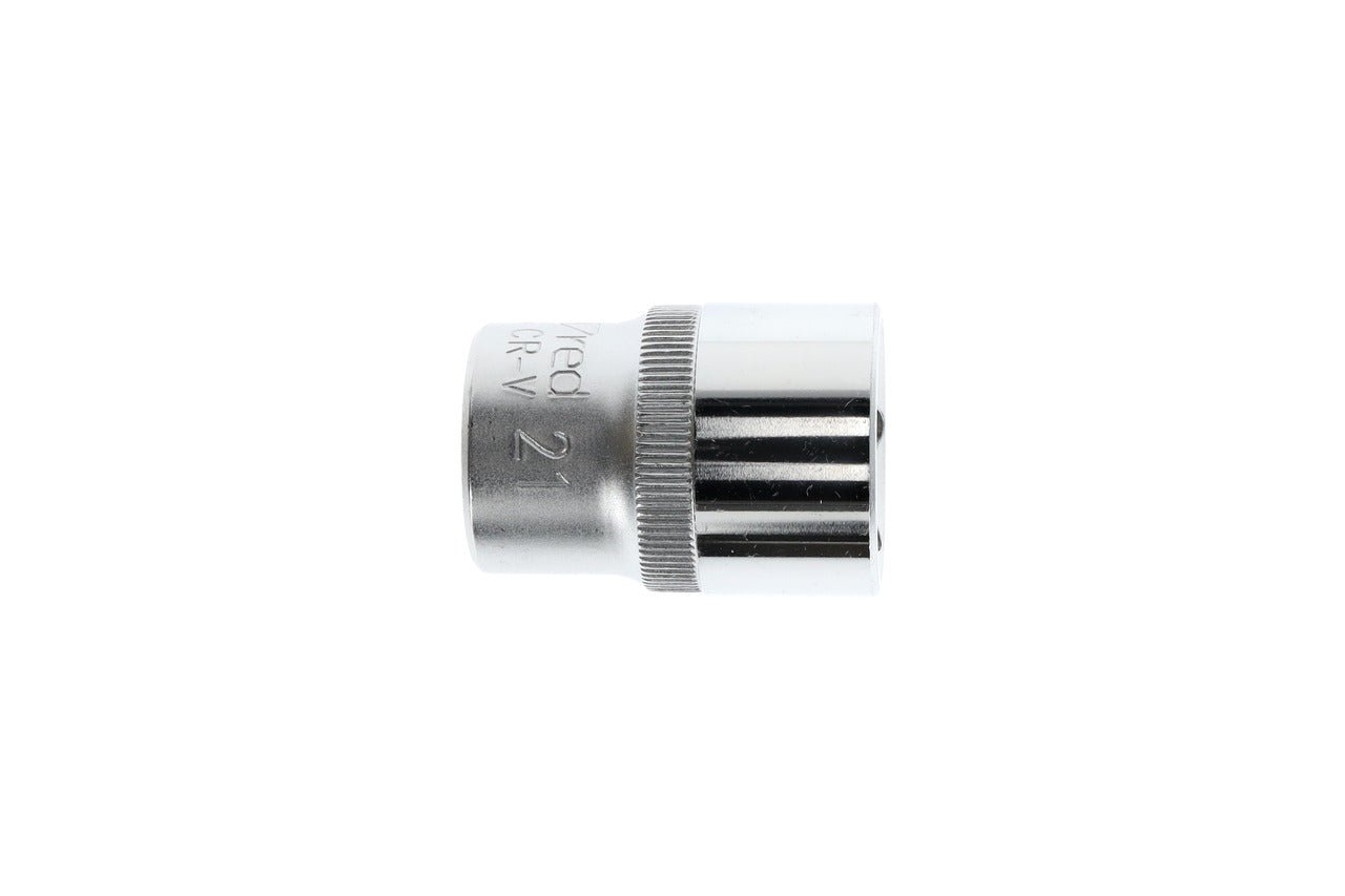 R61002106 - Vaso 1/2", hexagonal, 21 mm L=38 mm - Ferrotecnia