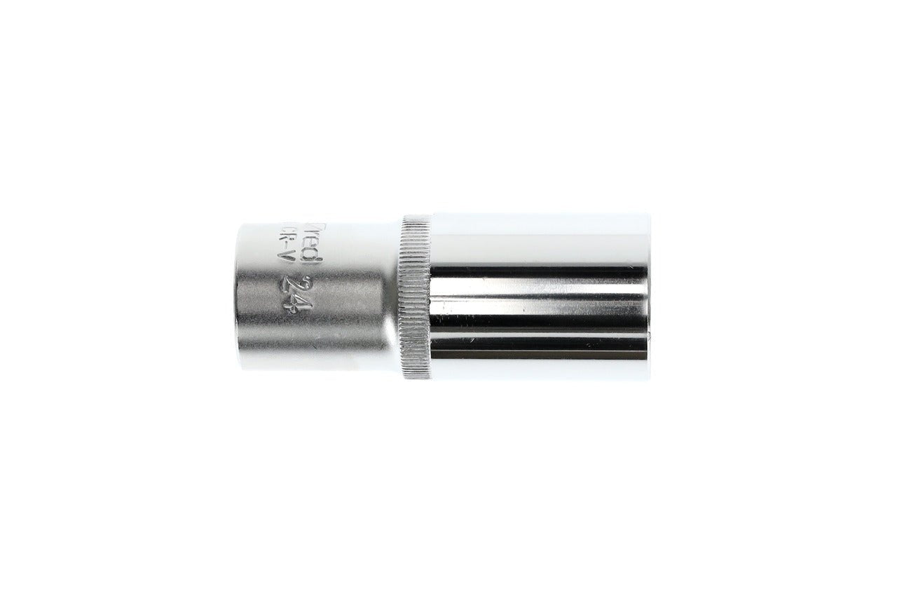 R61002414 - Vaso 1/2", hexagonal, 24 mm L=77 mm - Ferrotecnia