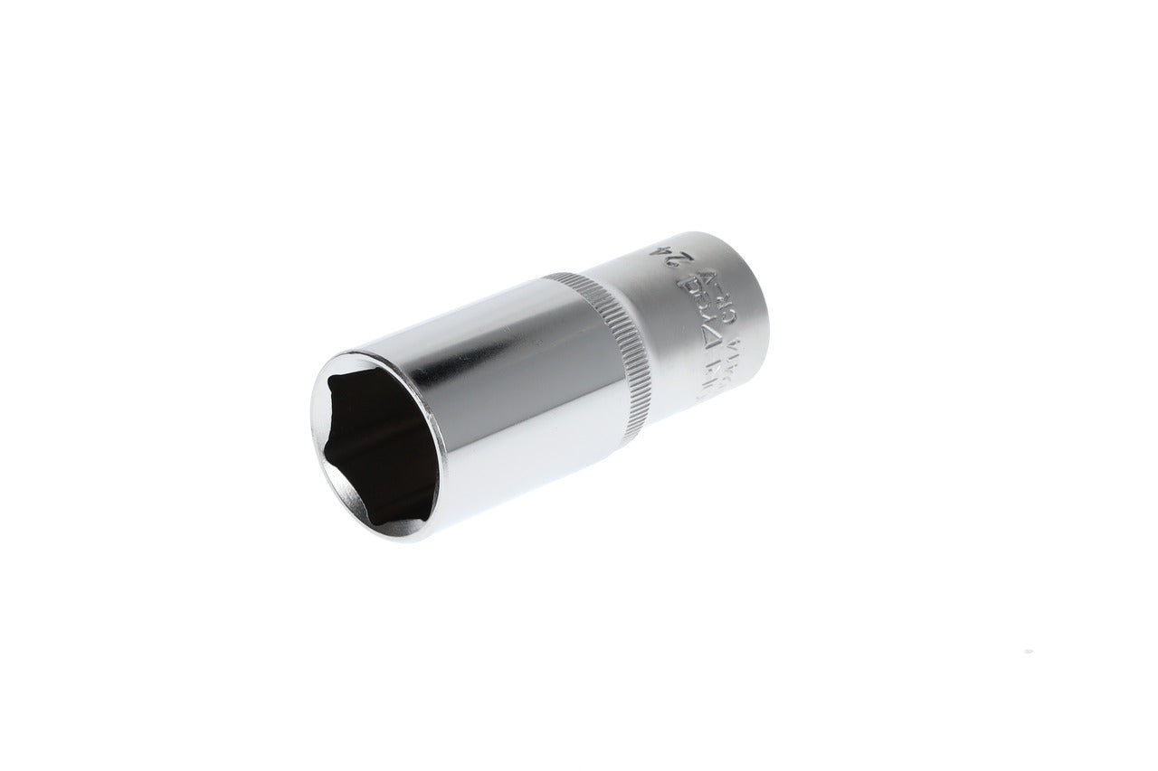 R61002414 - Vaso 1/2", hexagonal, 24 mm L=77 mm - Ferrotecnia