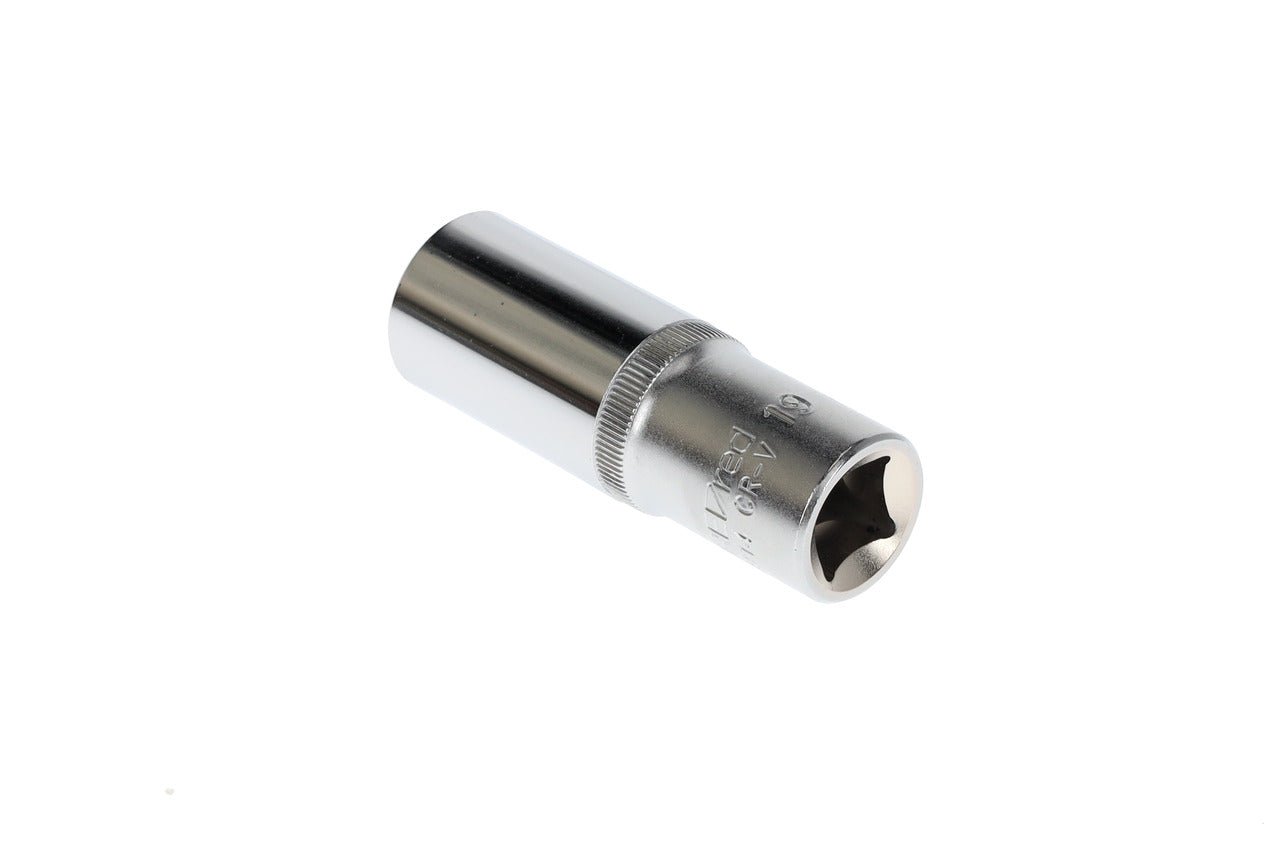 R61101914 - Vaso 1/2", bi - hexagonal, 19 mm L=77 mm - Ferrotecnia